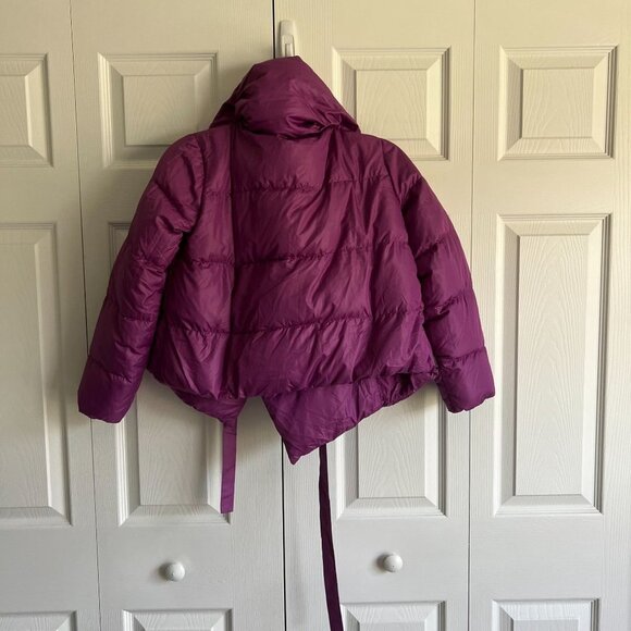 Bacon Violet Purple Long Sleeve Puffer Puffa Jacket Women's Size X-Small XS - Picture 8 of 11